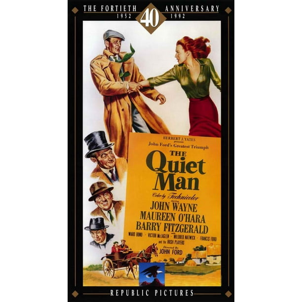 THE QUIET MAN 1952 John Ford John Wayne Movie Cinema Poster Art Print